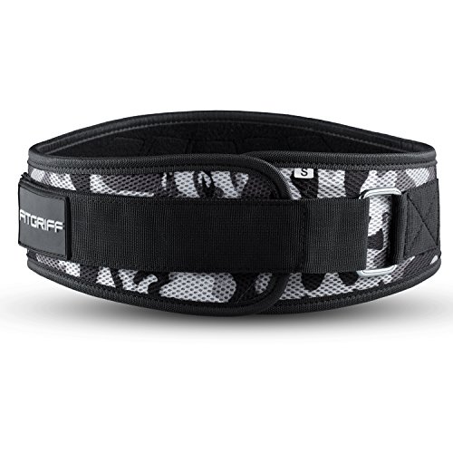 Fitgriff® Cinturón Gym V1 - Cinturon Gimnasio, Musculación, Halterofilia, Crossfit, Levantamiento Pesas, Fitness - Mujeres y Hombres - Camo Medium