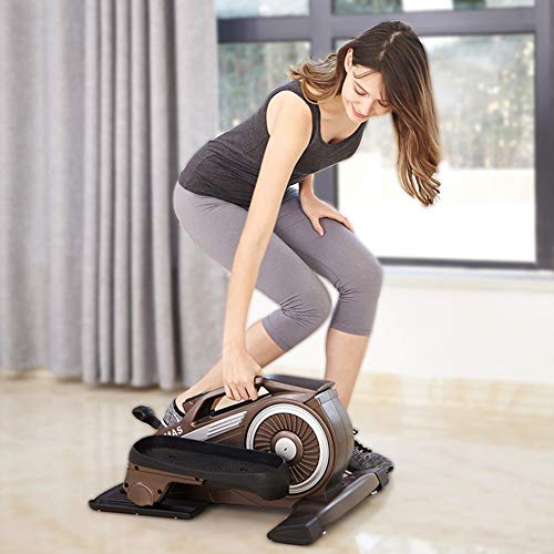 Fitness desenchufado puede tirar de la cuerda Stepper Mini Rotación bidireccional Stepping Ultra silencioso Stovepipe Equipo de entrenamiento Dispositivo de entrenamiento Entrenador casero Fitness Si