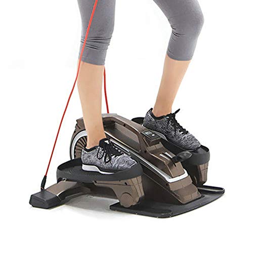 Fitness desenchufado puede tirar de la cuerda Stepper Mini Rotación bidireccional Stepping Ultra silencioso Stovepipe Equipo de entrenamiento Dispositivo de entrenamiento Entrenador casero Fitness Si