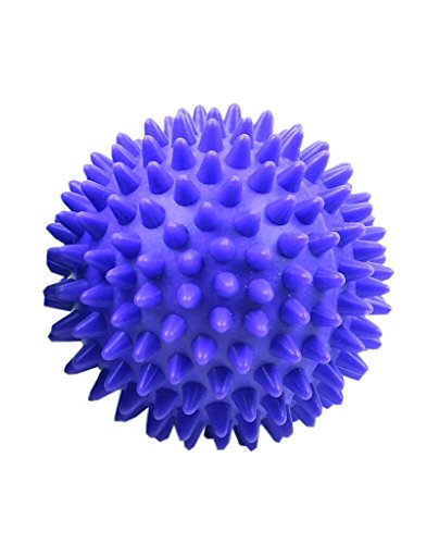 Fitness-Mad Bola de masaje de punta Spiky de Masaje, Unisex adulto, Púrpura, 7cm