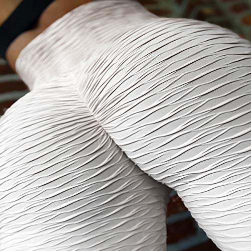 FITTOO Mallas Leggings Mujer Pantalones Deportivos oga Alta Cintura Elásticos Transpirables Gris S