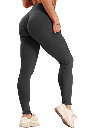 FITTOO Mallas Leggings Mujer Pantalones Deportivos Yoga Alta Cintura Elásticos Transpirables Negro S