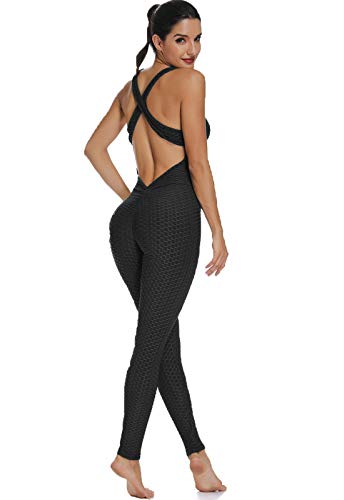 FITTOO Mallas Pantalones Deportivos Leggings Mujer Yoga de Alta Cintura Elásticos y Transpirables para Yoga Running Fitness con Gran Elásticos1370 Negro M