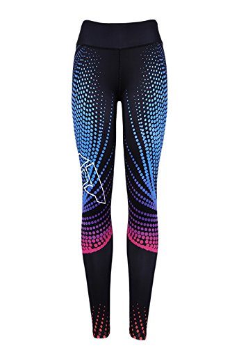 FITTOO Mallas Pantalones Deportivos Leggings Mujer Yoga de Alta Cintura Elásticos y Transpirables para Yoga Running Fitness con Gran Elásticos890 Negro S