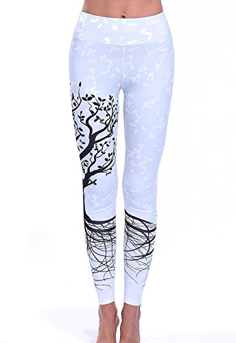 FITTOO Pantalones Deportivos Mujer Yoga Leggings de Alta Cintura Elásticos y Transpirables para Running Fitness490