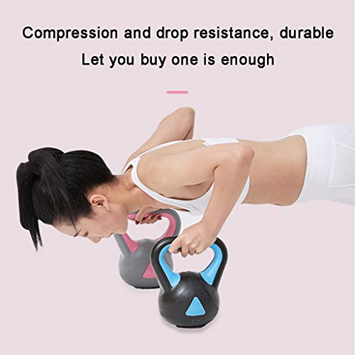 FLAMY Fitness Kettlebell Pesa Esférica 4-8 Kg,con Superficie De Vinilo/Calidad De Gimnasio para Un Alto Rendimiento,Neopreno,Pesas Entrenamiento