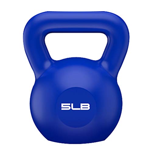 FLAMY Pesa Rusa con Revestimiento De Vinilo,Kettlebell De Hormigón 2.3-9.1 Kg,con Base Antideslizante,Entrenamiento Muscular,Hombres Y Mujeres Inicio Gimnasio,Fuerza Ejercicio Deportes