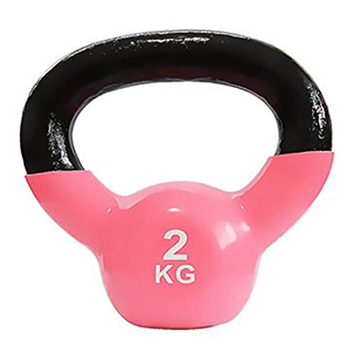 FLAMY Pesa Rusa De Ejercicio Kettlebell 2-20kg,Kettlebell con Revestimiento De Vinilo - Base con Goma Antideslizante,Ideal para Entranamiento De Musculación Crosstraining