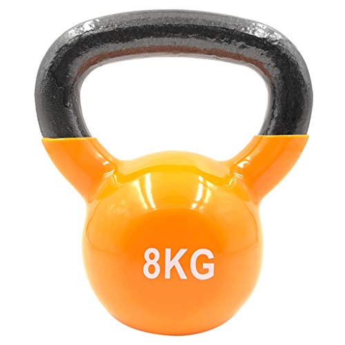 FLAMY Pesa Rusa De Ejercicio Kettlebell 2-20kg,Kettlebell Hierro Fundido,con Revestimiento De Neopreno,Ideal para Entranamiento De Musculación Crosstraining