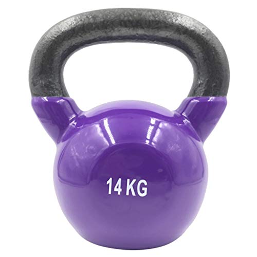 FLAMY Pesa Rusa De Ejercicio Kettlebell 2-20kg,Kettlebell Hierro Fundido,con Revestimiento De Neopreno,Ideal para Entranamiento De Musculación Crosstraining