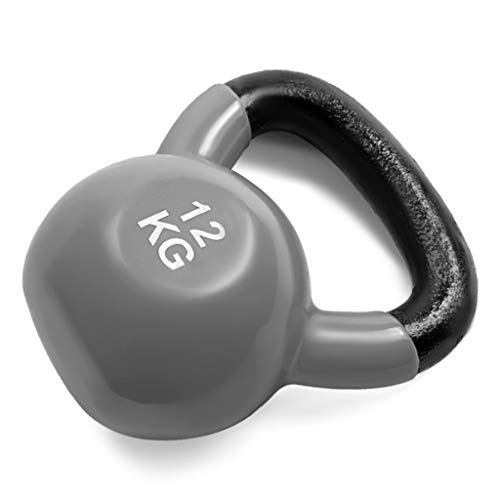 FLAMY Pesas Rusas Home Fitness Kettlebell, Hierro Fundido Kettlebell, Equipo De Gimnasio Profesional, Ejercita Todos Los Músculos del Cuerpo, con Base Antideslizante(4-14 Kg)