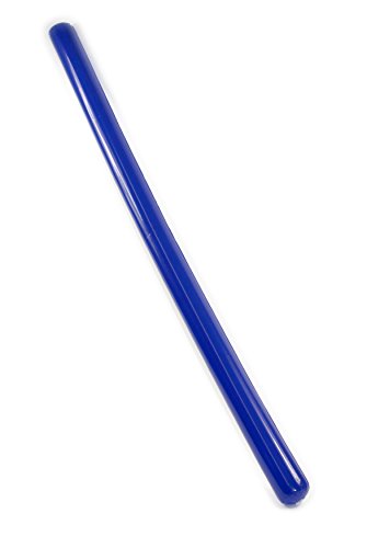Flotador inflable en forma de tubo, ayuda para natación, 2 colores (rojo y azul) para playa, jardín, 1,26 m, azul