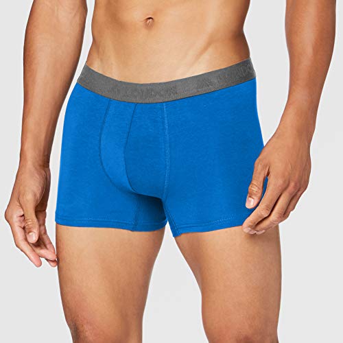 FM London Tagless Bóxer, Multicolor (Assorted), X-Large (Pack de 5) para Hombre