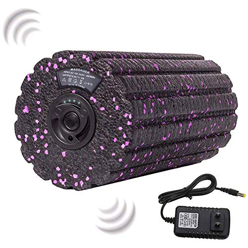 Foam Roller ,Fitness Rodillo DE Espuma,Rodillo de espuma para masaje muscular,Eléctrica Columna de yoga,Masajeador vibrante para Relajar los Múscilos Rodillos Recargable para Yoga, Deportes, Fitness