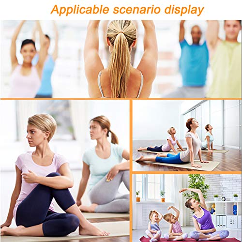 Fodlon Calcetines Pilates Yoga, 5 Par（Negro/gris/púrpura/polvo/azul） Calcetines Antideslizantes de Deporte Traspirable Mujer para yoga, hospital, pilates