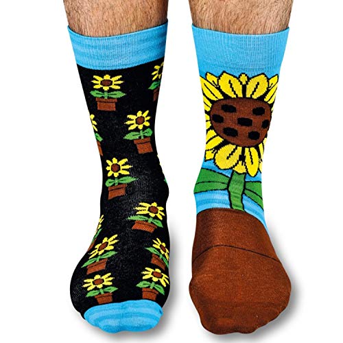 Fork It - Calcetines para hombre (desparejados, 6 unidades, tallas 39 a 46), multicolor