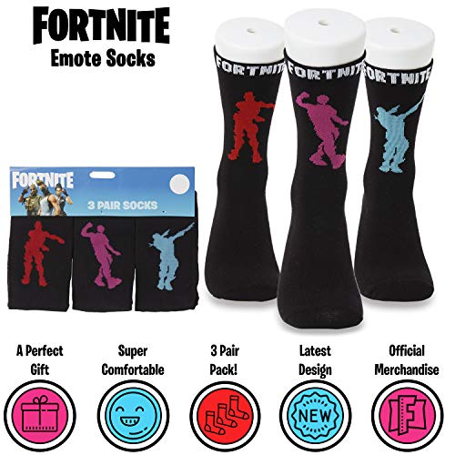 Fortnite Calcetines Para Niños, Calcetines Altos Hombre Invierno, Calcetines Videojuegos Chico Divertidos Gamer, Medias Para Hombres Ropa Deporte Con Algodón, Medias Para Niños Regalos Navidad (35/38)