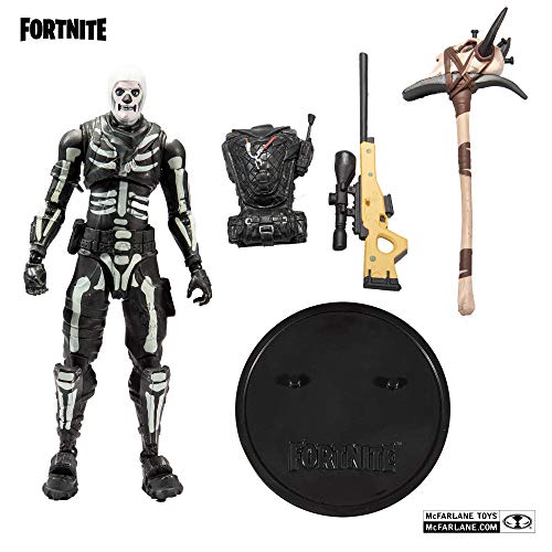 Fortnite Figura articulada Skull Trooper, Multicolor, Talla única (MC Farlane MCF10602-2)