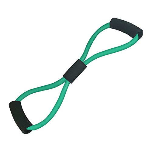 Framy 8 Palabra Resistencia Tipo De Correa En El Pecho De Fitness Tire Yoga Tubo De La Cuerda De Goma Muscular Entrenamiento Estiramiento Crossfit Equipo Elastic Band,Verde