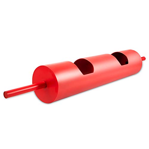 Frantools 1.92m Log Barra para Strongman 34KG Capacidad hasta 317kg Heavy Duty Strongman Log de Q235 Acero Color Rojo