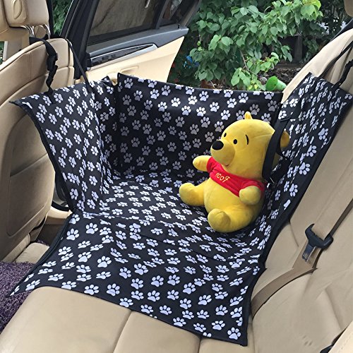 FREESOO Cubierta de Asiento Impermeable para Coche Carro Manta Funda Estilo Hamaca Protector Antideslizante Protección de Perro, Gato, Animal y Mascota, Viajes, 53*60*35CM