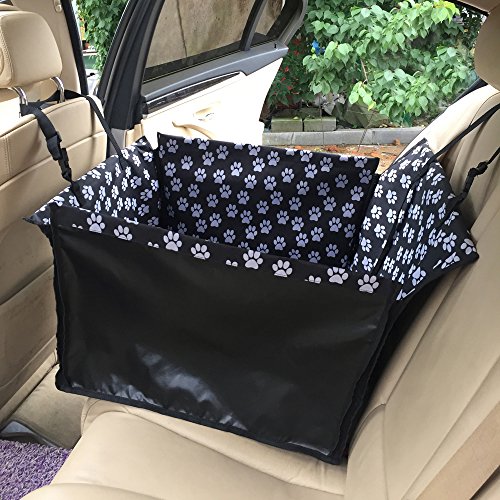 FREESOO Cubierta de Asiento Impermeable para Coche Carro Manta Funda Estilo Hamaca Protector Antideslizante Protección de Perro, Gato, Animal y Mascota, Viajes, 53*60*35CM