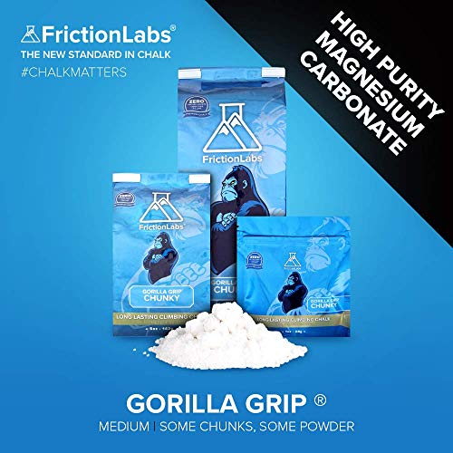 Friction Labs - Magnesio en Polvo para Escalada - para Escalada y Levantamiento de Peso Gorilla Grip - Textura Gruesa - 28 g (1 oz)