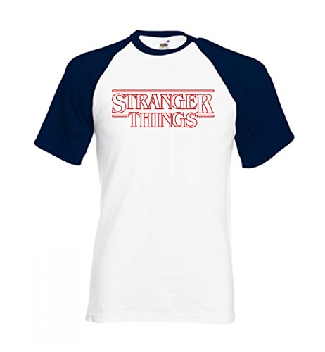Fruit Camiseta Stranger Things Baseball Premium Algodon Calidad 170grs (M)
