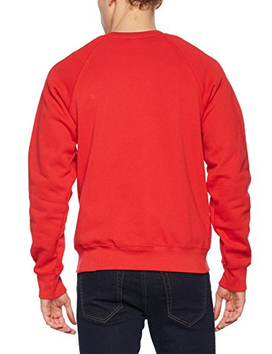 Fruit Of The Loom 62-216-0, Sudadera Para Hombre, Rojo (Red), Large