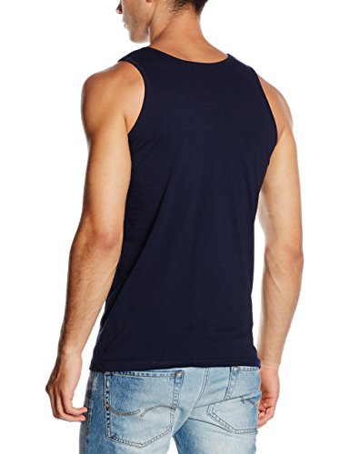 Fruit Of The Loom SS018M Camiseta sin Mangas, Azul (Deep Navy), Large para Hombre