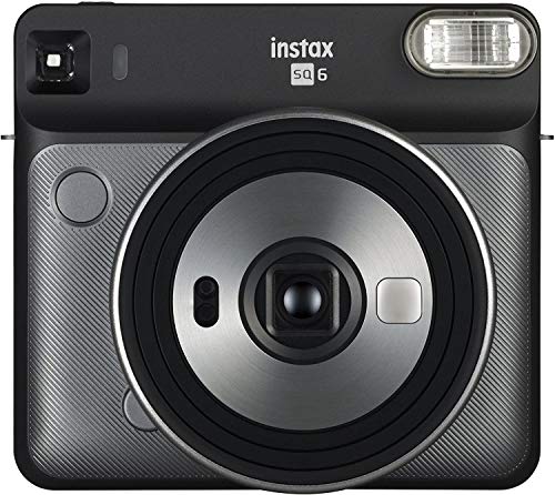 Fujifilm Instax SQ6 - Cámara analógica instantánea Formato Cuadrado, Color Gris (Grafito)