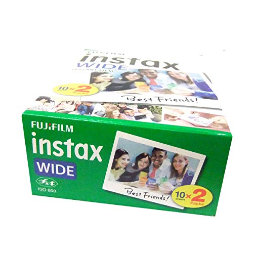 Fujifilm Instax Wide - Película fotográfica instantánea de gran formato (2 x 10 hojas)