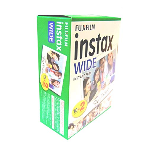 Fujifilm Instax Wide - Película fotográfica instantánea de gran formato (2 x 10 hojas)