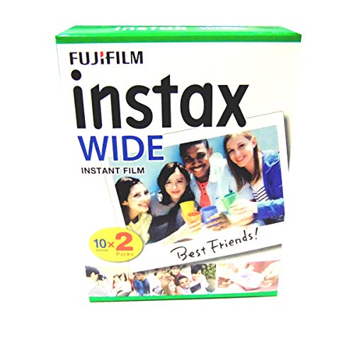 Fujifilm Instax Wide - Película fotográfica instantánea de gran formato (2 x 10 hojas)