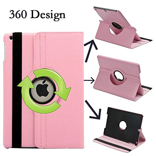 Funda giratoria de 360 Grados para iPad Air 1 Air 2 iPad 2017 2018 9.7 5th 6th Generation Cover para iPad 2018 Funda Auto Sleep Zapatillas de Fitness/Cross-Training para Hombre