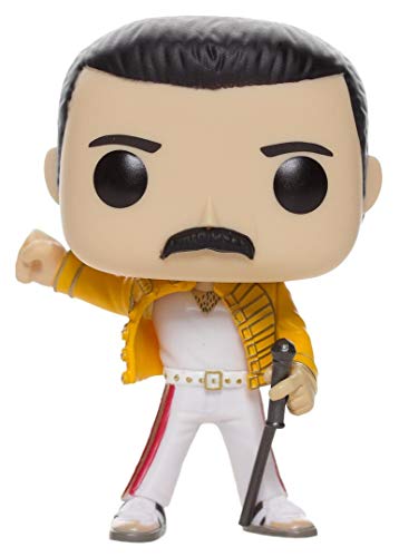 Funko- Pop Vinyl: Rocks: Queen: Freddie Mercury (Wembley 1986) Figura Coleccionable, Multicolor, Talla única (33732)