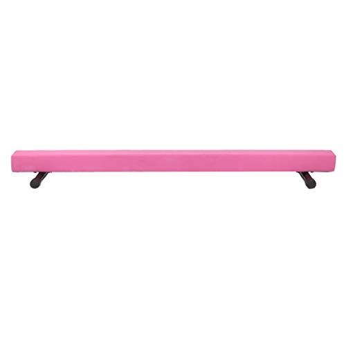 Funnyrunstore 183cm Viga de Equilibrio de Gimnasia con Equipo de pies de Metal Redondo Herramienta de Entrenamiento de Equilibrio de Barra Horizontal de Ejercicio Universal