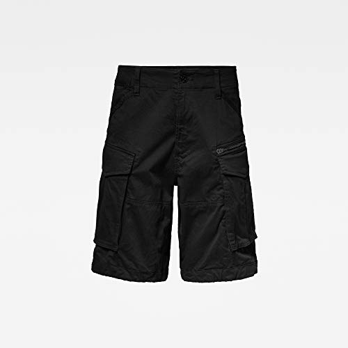 G-STAR RAW Rovic Zip Relaxed 1/2-length Shorts Pantalones Cortos, Negro (Black 990), Talla del Fabricante: 33 para Hombre