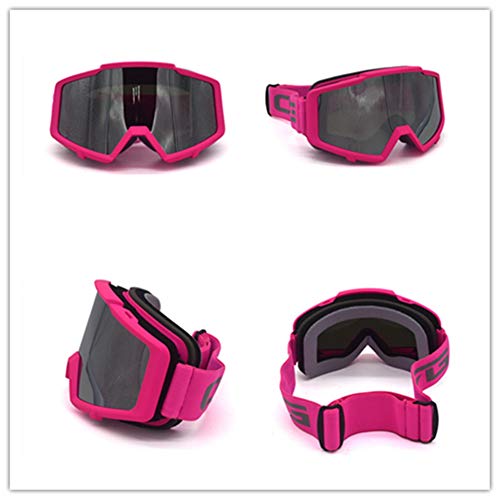 Gafas de Deporte para Adultos Que compiten con Las Gafas de Motocross de Carretera Gafas para Motocicleta Dirt Bike Lente a Prueba de Viento