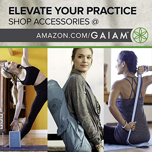 gaiam – Esterilla Plegable para Yoga, 2 mm, Azul