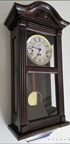 Gallo 0216EDIN50710 Regulator - Reloj de Pared clásico (Madera de Nogal)