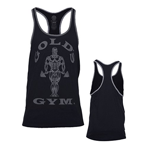 Gameworld Muscle Joe Contrast Camiseta Hombre, Negro, S