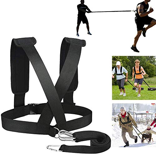 Ganquer Loop Duradero Hombro Correa Equipo Peso Rodamiento Elástico Sports Bandas Elásticas Unisex Expansibles Hombro Sports Duradero Fitness Elástico Rodamiento Bandas Elásticas - Negro