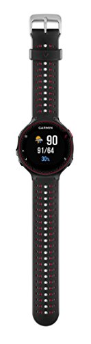 Garmin Forerunner 235 - Reloj con pulsómetro en la muñeca, Unisex, Color Negro y Rojo, Talla única (Reacondicionado)