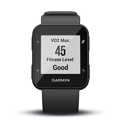 Garmin Forerunner 30 - Reloj de carrera con GPS y sensor de frecuencia cardiaca en la muñeca, Gris