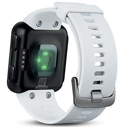 Garmin Forerunner 35 - Reloj GPS con monitor de frecuencia cardiaca en la muñeca, monitor de actividad y notificaciones inteligentes, color blanco