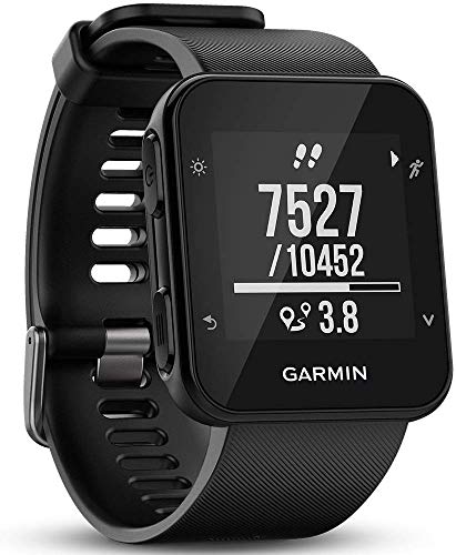 Garmin Forerunner 35- Reloj GPS con monitor de frecuencia cardiaca en la muñeca, monitor de actividad y notificaciones inteligentes, color negro