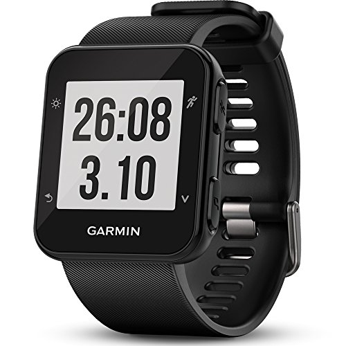 Garmin Forerunner 35- Reloj GPS con Monitor de frecuencia Cardiaca en la muñeca, Monitor de Actividad y notificaciones Inteligentes, Color Negro (Reacondicionado)