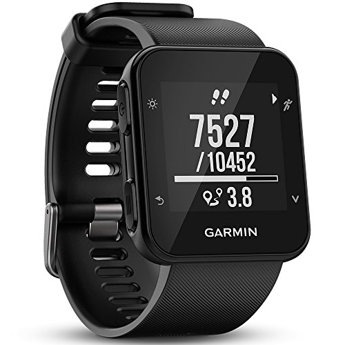 Garmin Forerunner 35- Reloj GPS con Monitor de frecuencia Cardiaca en la muñeca, Monitor de Actividad y notificaciones Inteligentes, Color Negro (Reacondicionado)