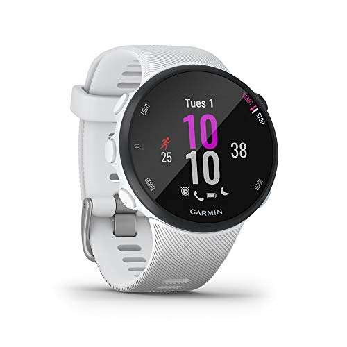 Garmin Forerunner 45S/P Reloj Multisport, Adulto, Unisex, Blanco, S